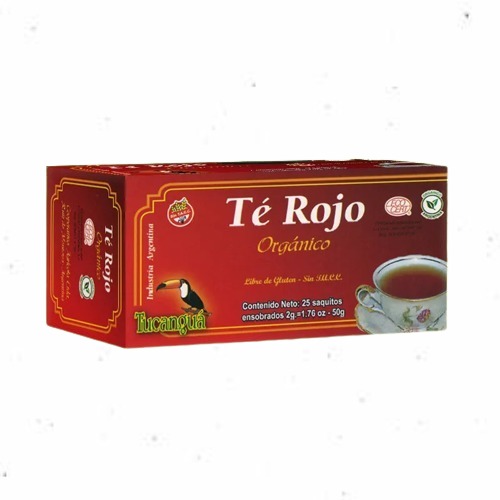 Té rojo orgánico - Caja x 25 saquitos - Tucanguá