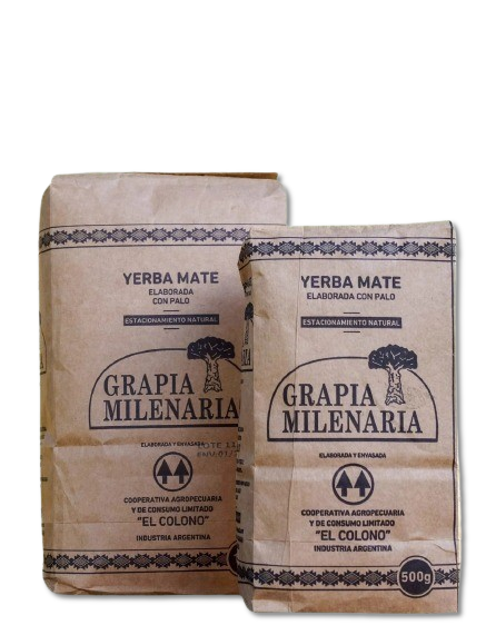 Yerba mate - 1kg - Grapia Milenaria