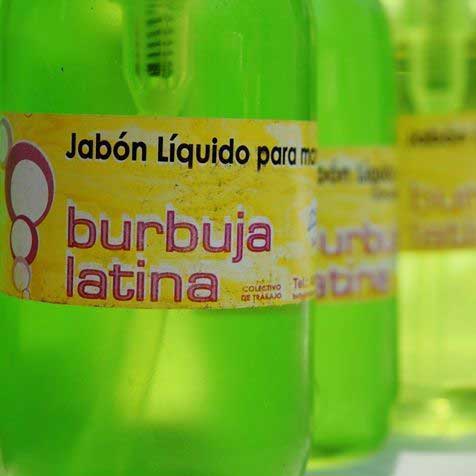 Jabón líq p/manos azahar/manzana - 950cc - Burbuja Latina