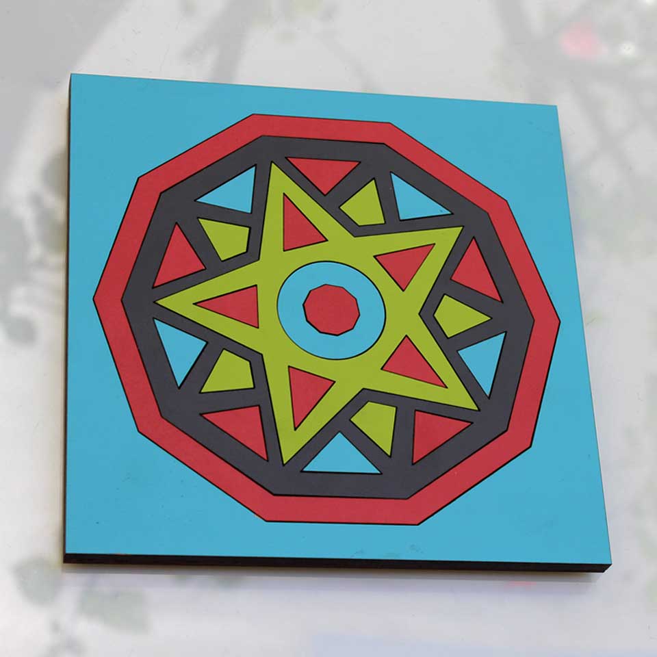 Mandalas rompecabezas (M-004) - Kapicúa