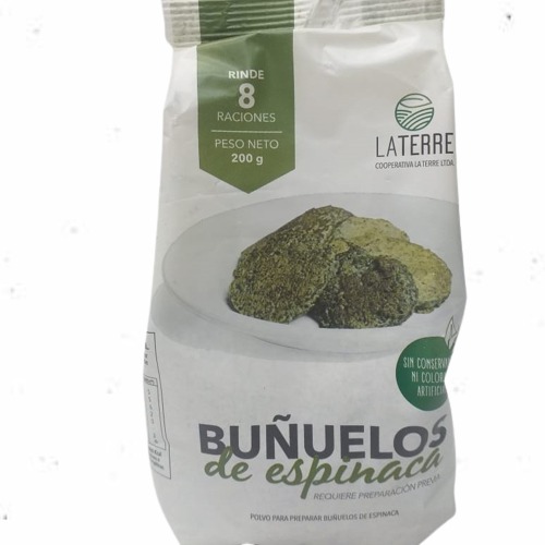 Buñuelos de espinaca - 240gr - Laterre