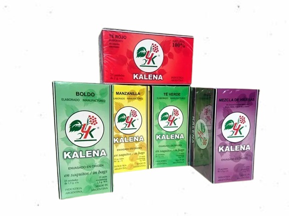 Té mezcla de hierbas - Caja x 25 saquitos - Kalena