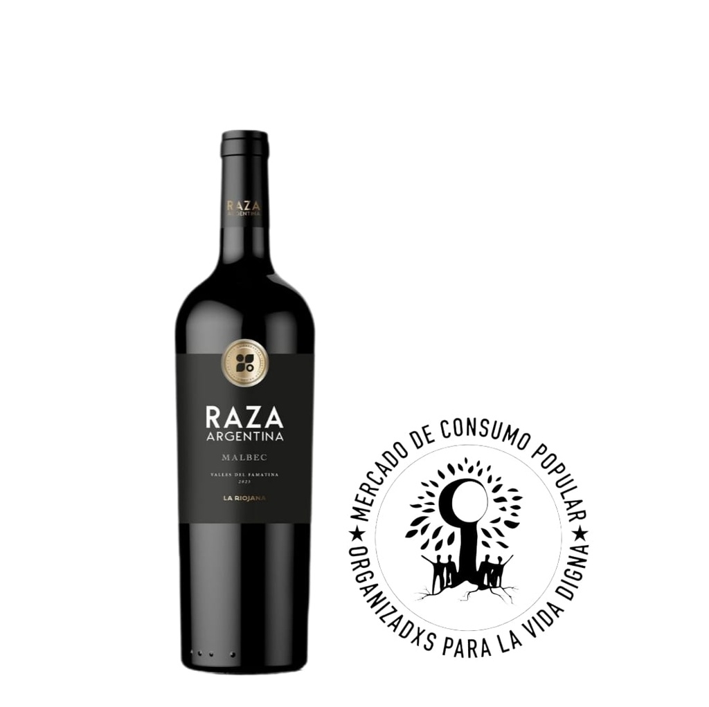 Vino RAZA malbec x 750 cc