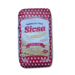 Harina de trigo 000 - 1kg - Sicsa