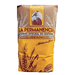 Harina integral de centeno - 1kg - La Permanencia