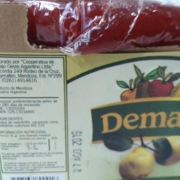 Dulce de membrillo Deman - 1kg - Coop. Oeste Argentino