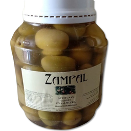 Aceitunas verdes orgánicas - 500gr - Zampal