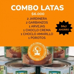 ¡OFERTA! COMBO Latas - 8 Latas