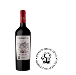 Vino ORGANICO &quot;TULIMUQUI&quot; malbec 750ml