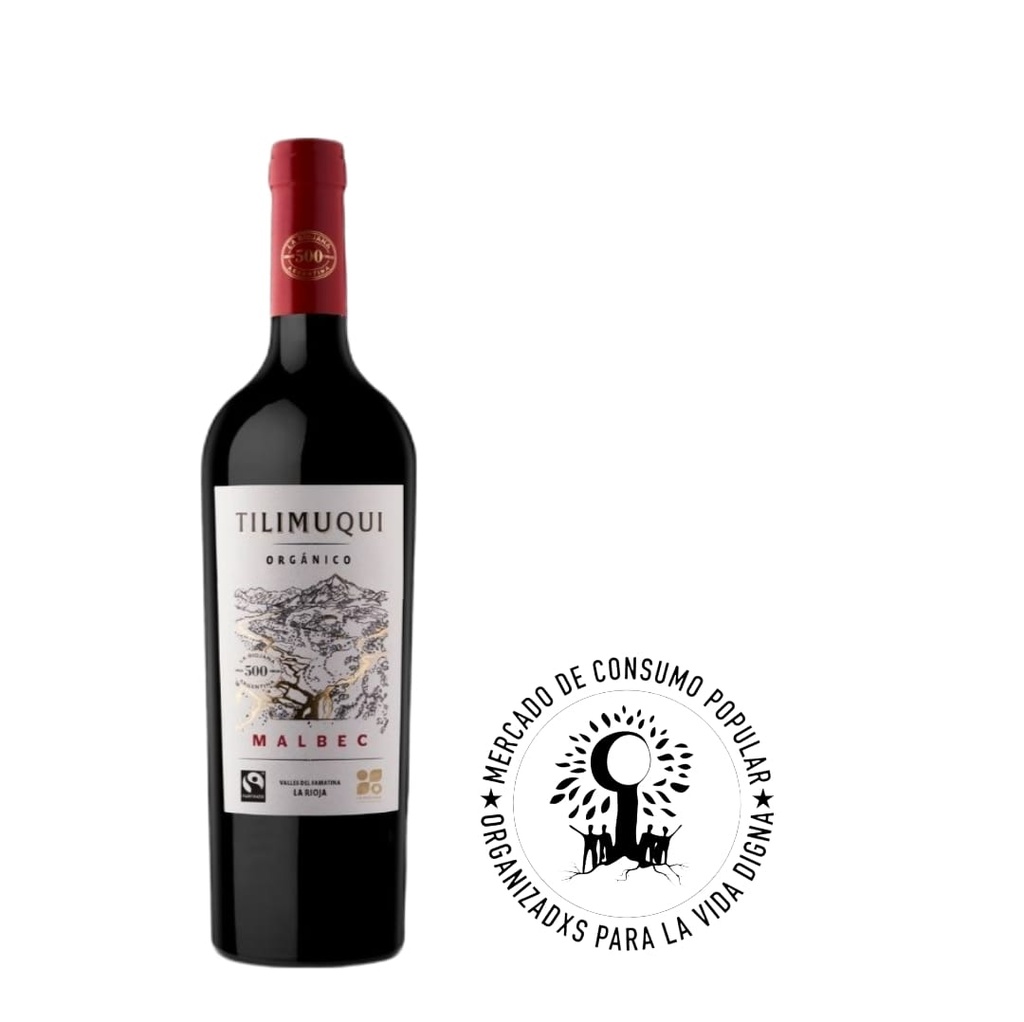 Vino ORGANICO "TULIMUQUI" malbec 750ml