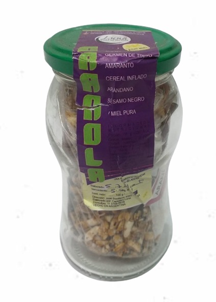 Granola etiqueta violeta - 100gr - Luna