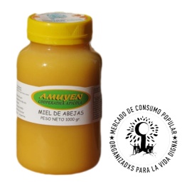 MIEL AGROECOLOGICA - 500 gr - AMUYEN COOPERATIVA APICOLA ESCOBAR